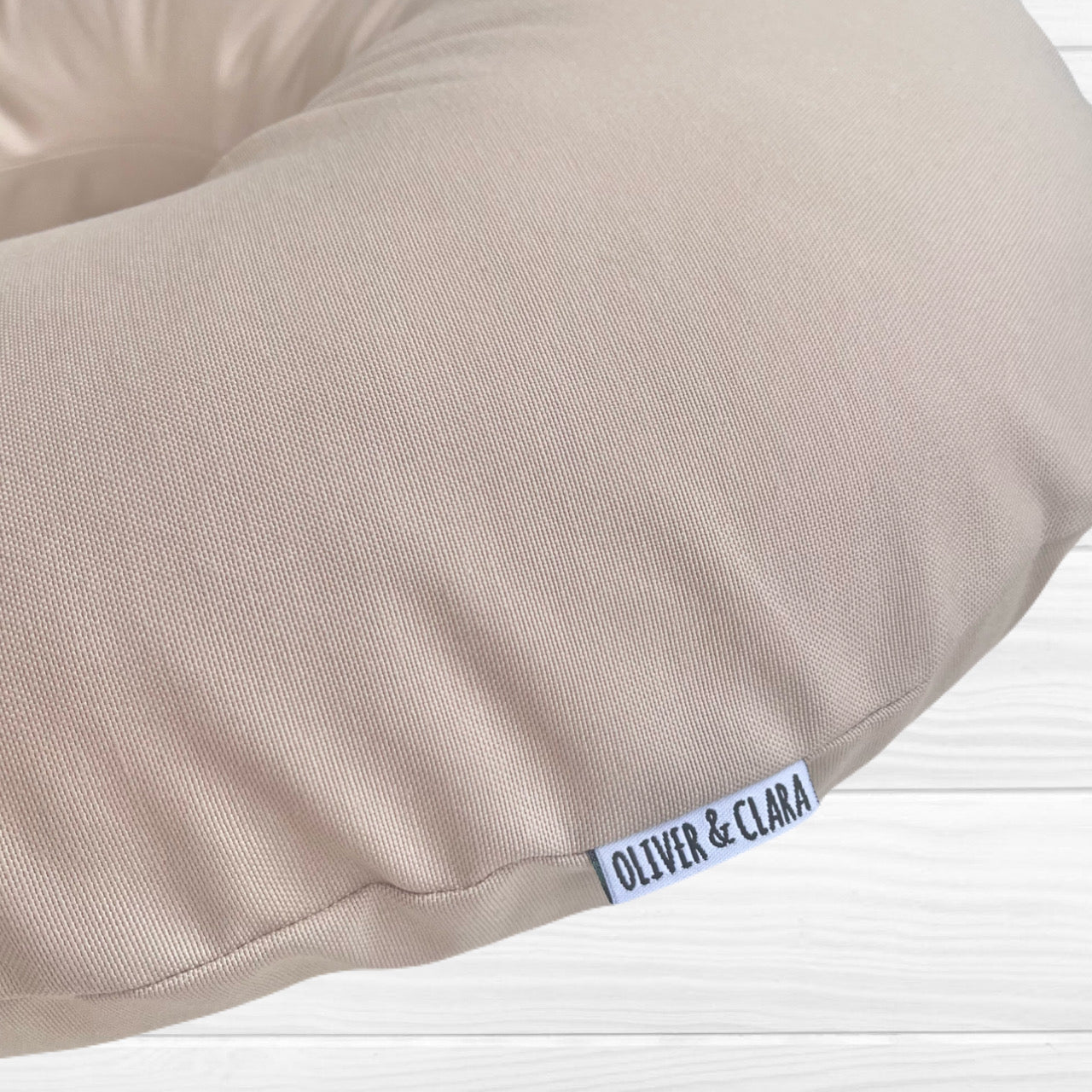 Cojín de lactancia beige