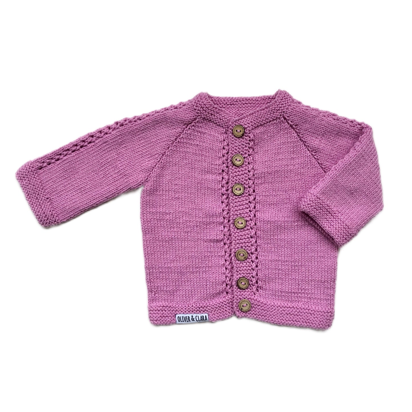 Chaleco 6 meses malva