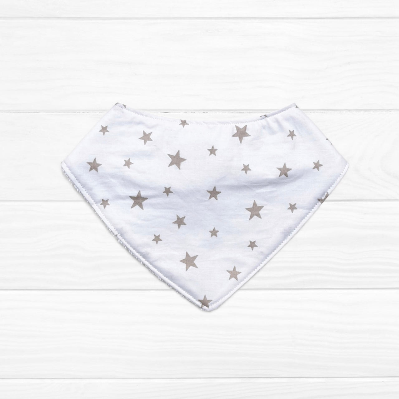 Babero bandana Estrellas beige