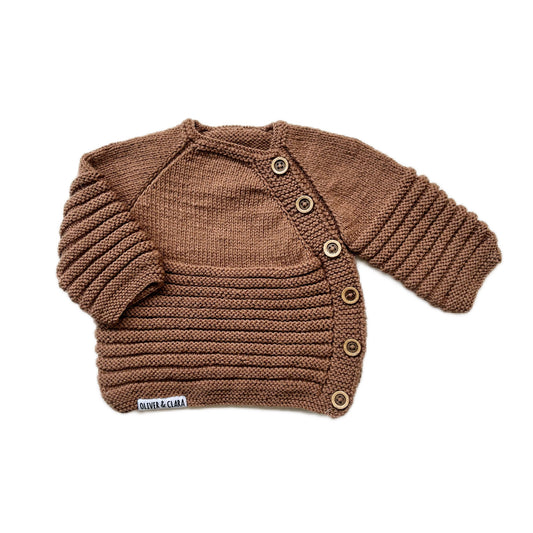 Chaleco 3 meses cafe