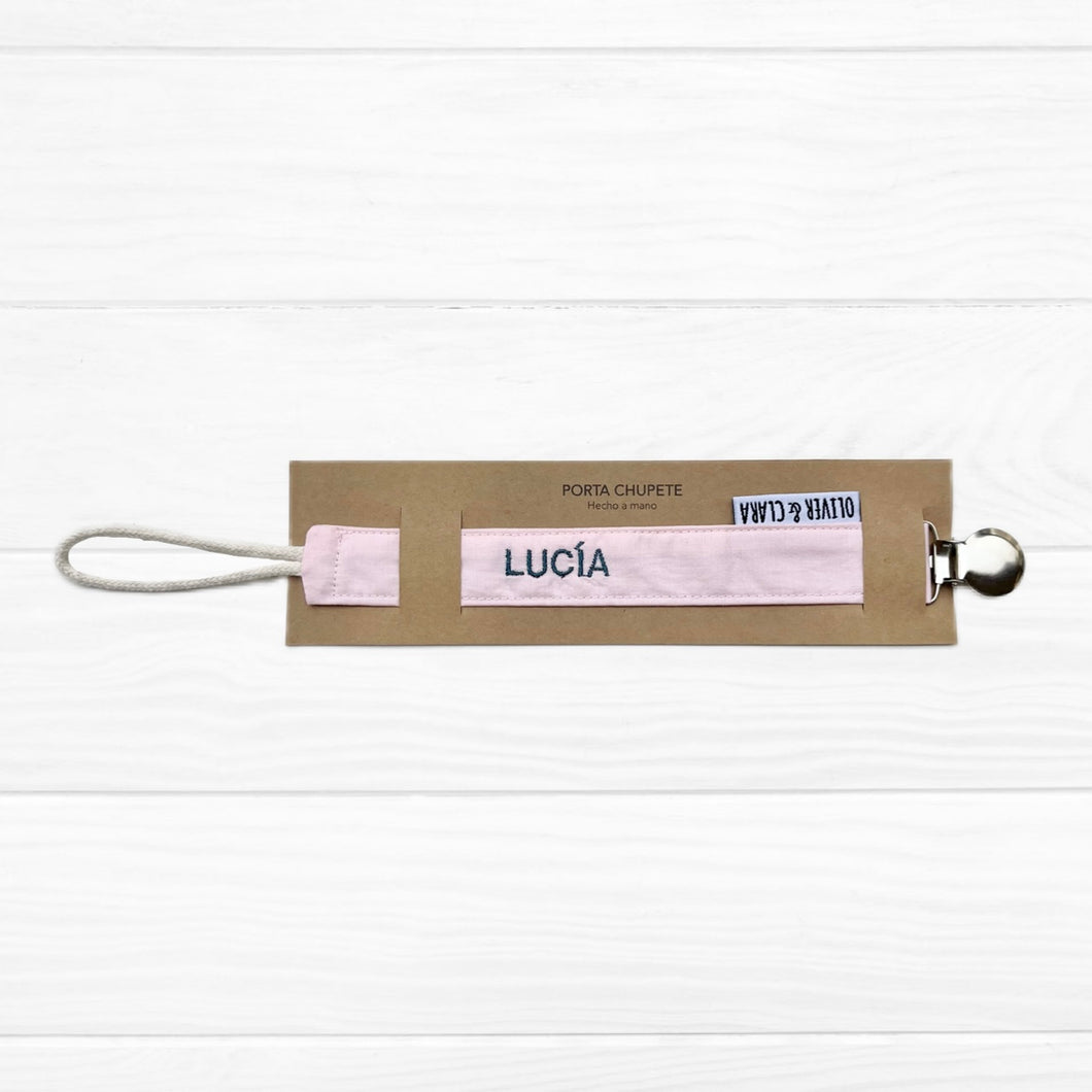 Portachupete Lucía personalizado