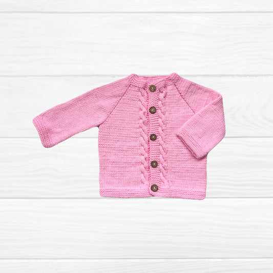 Chaleco 6 meses rosado