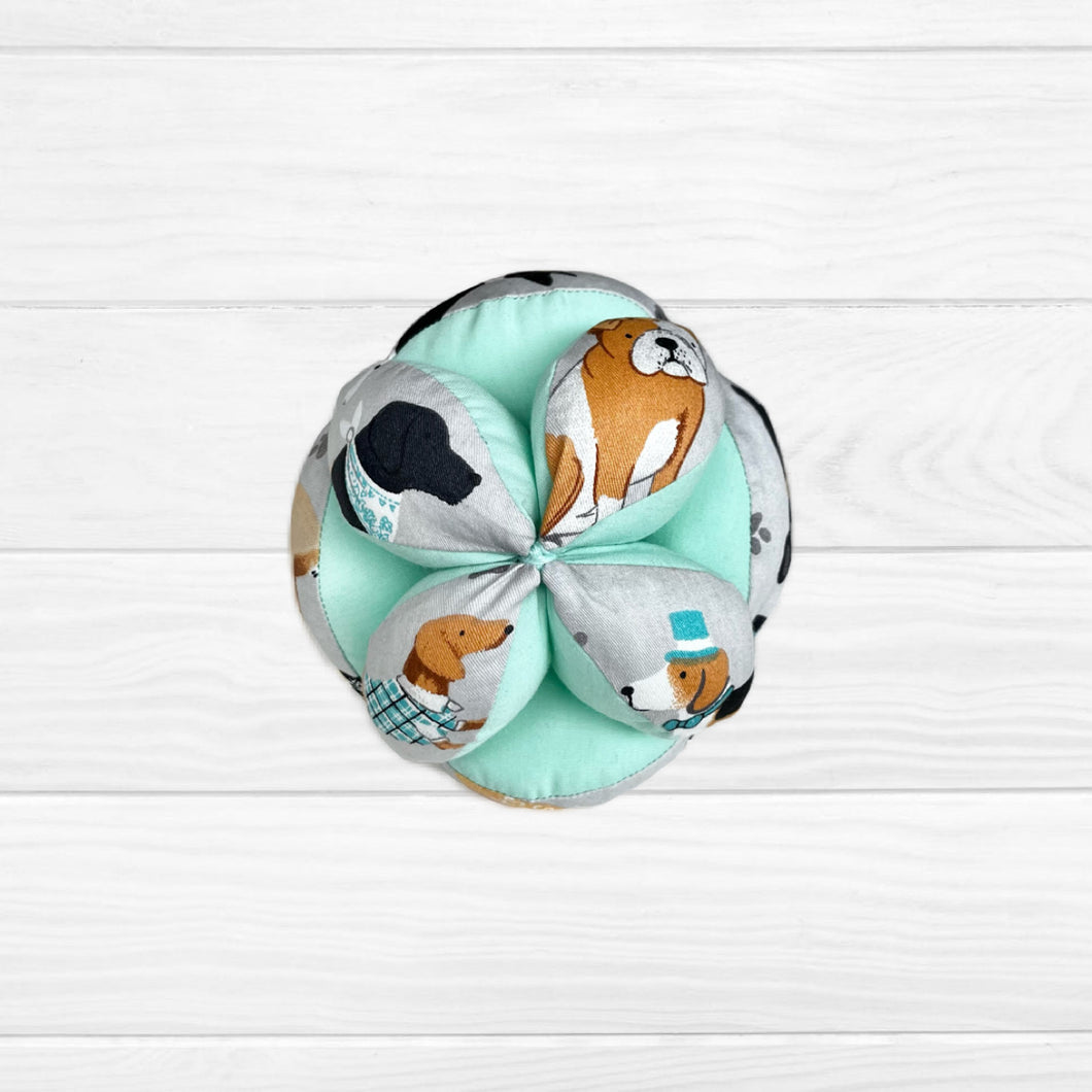 Pelota montessori perritos/ menta