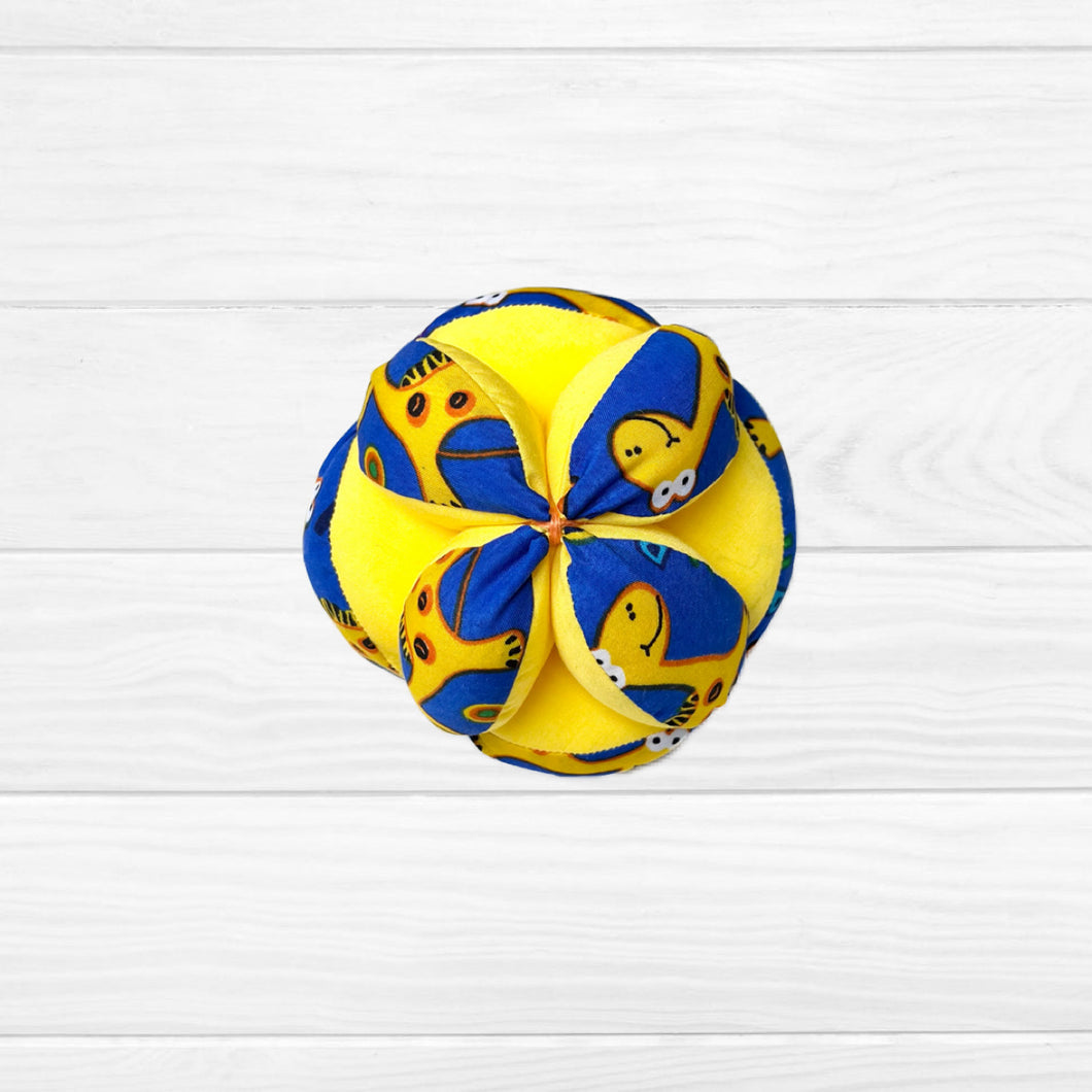 Pelota montessori jirafa/ amarillo