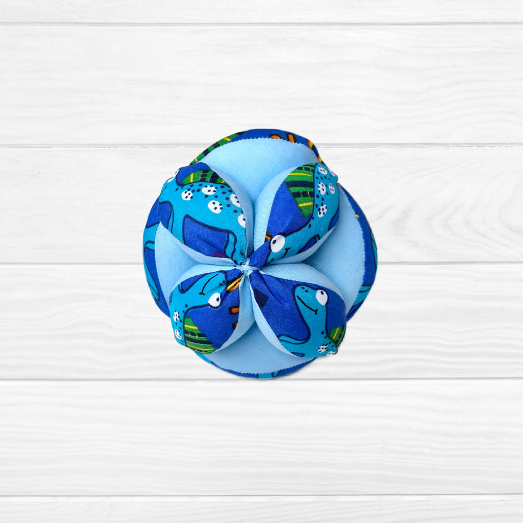Pelota montessori azul
