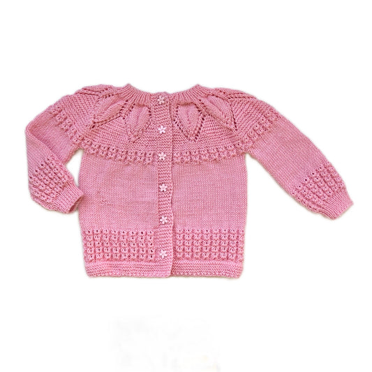 Chaleco 2 años rosado