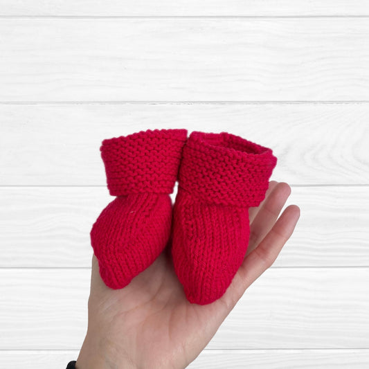 Escarpines rojo italiano desde 3 meses