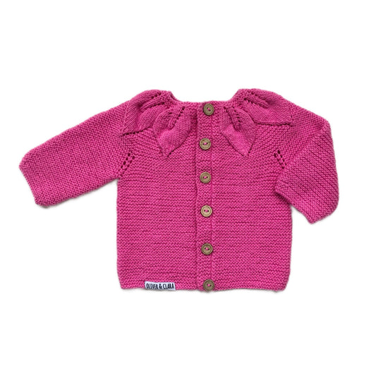 Chaleco 3 meses fucsia