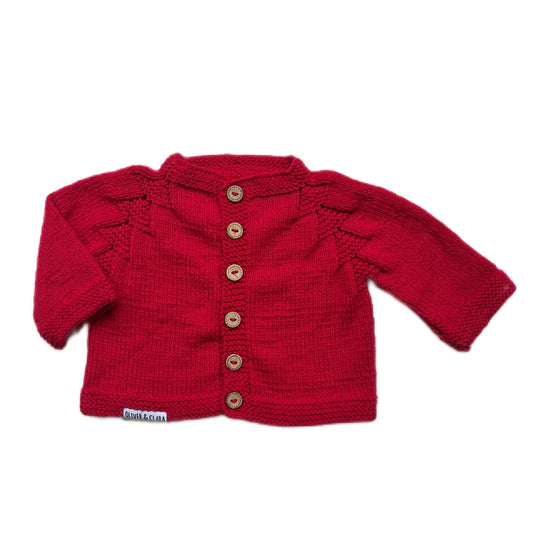 Chaleco 3 meses rojo italiano