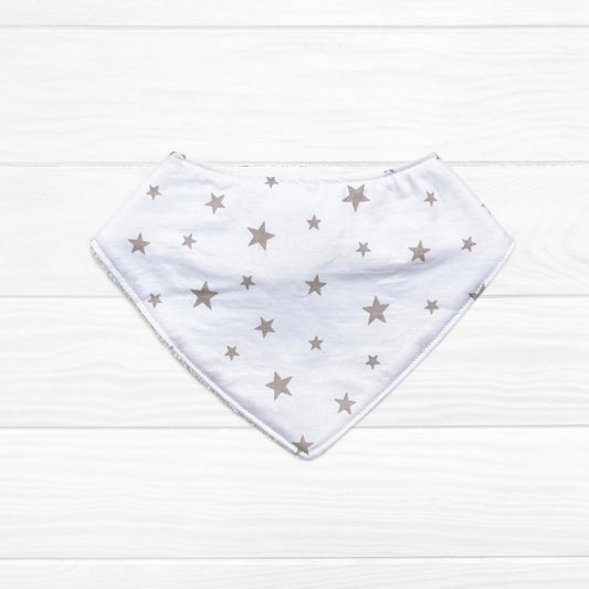 Babero bandana Estrellas beige