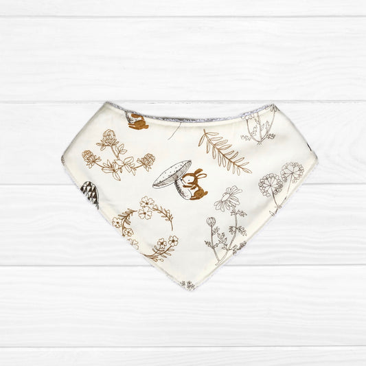 Babero bandana Conejito botánico