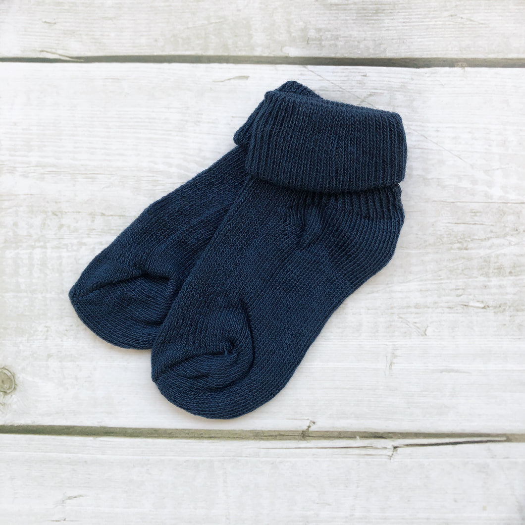 Calcetines azul marino 0 a 6 meses
