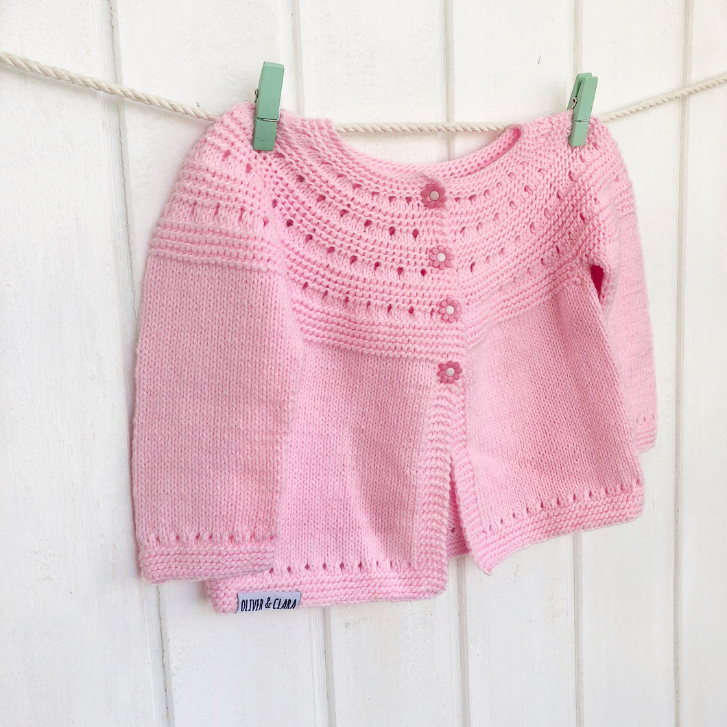 Chaleco 9 meses rosado