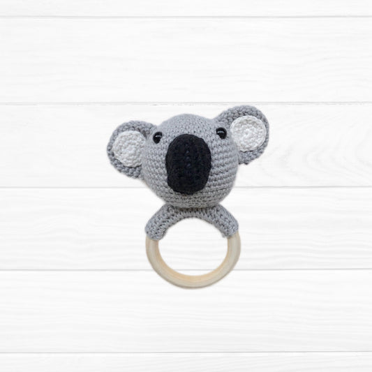 Sonajero amigurumi koala