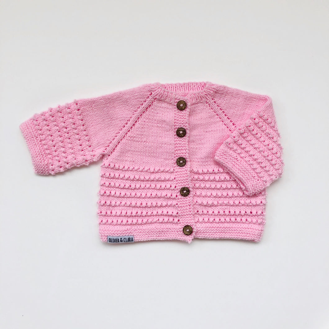 Chaleco rosado 4 meses