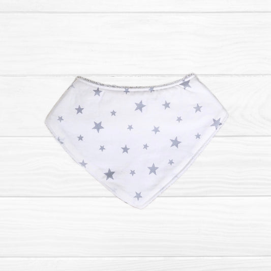 Babero bandana Estrellas gris