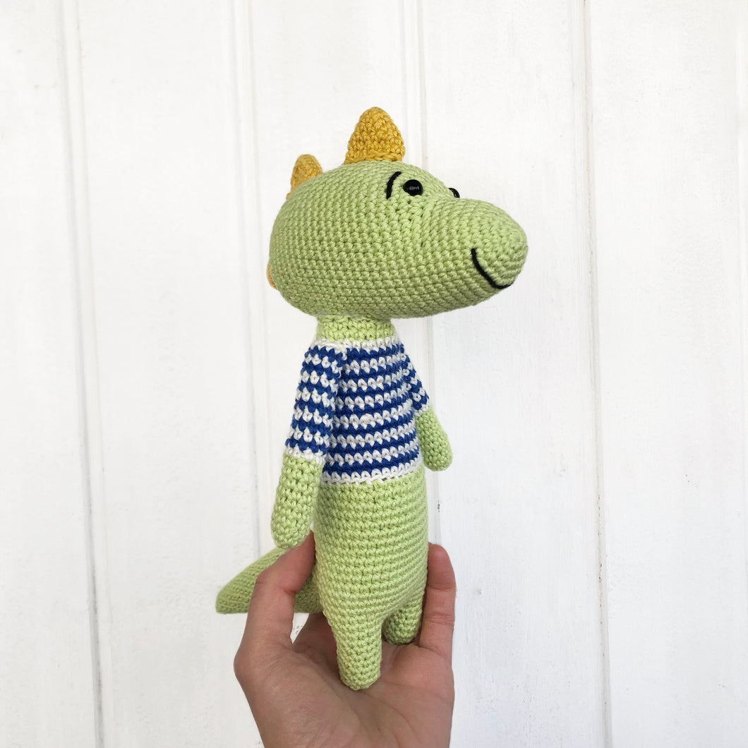 Dinosaurio amigurumi