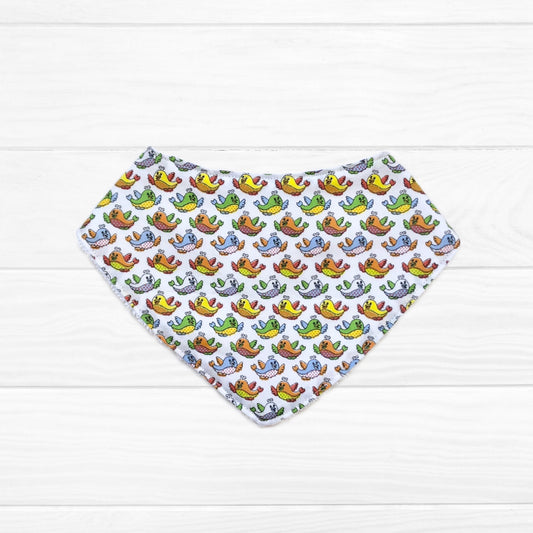 Babero bandana Pajaritos